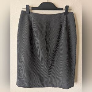 LOFT Ann Taylor Charcoal Pencil Skirt Office